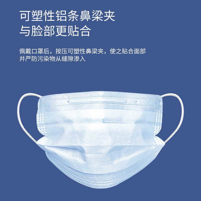一次性医用口罩 无菌 10个