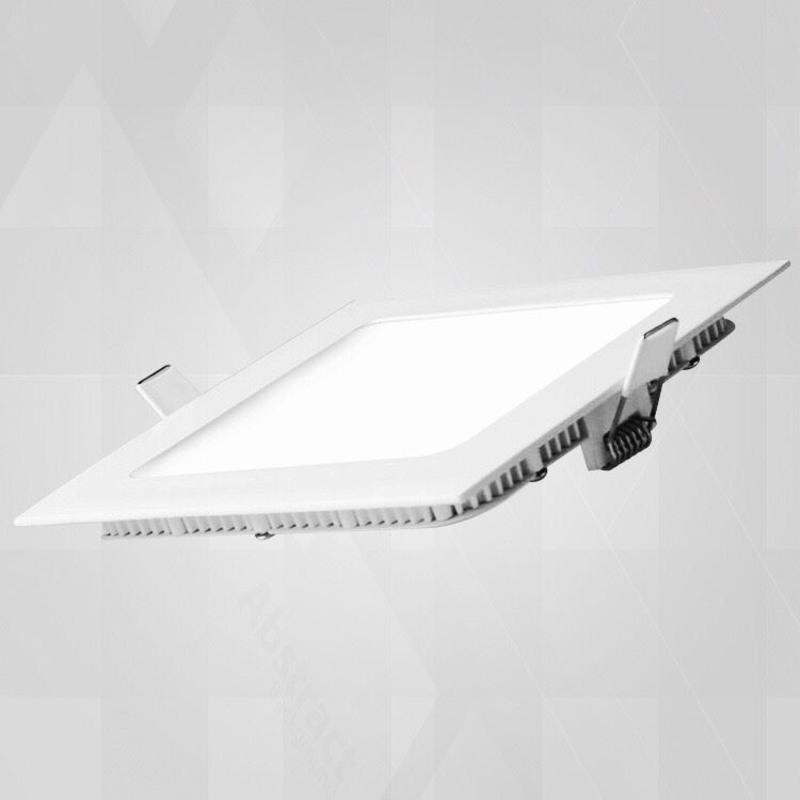 超薄筒灯LED天花射灯嵌入式铜灯简灯客厅吸顶孔灯6瓦圆形面板单灯 白光 6W圆形开孔10-11公分