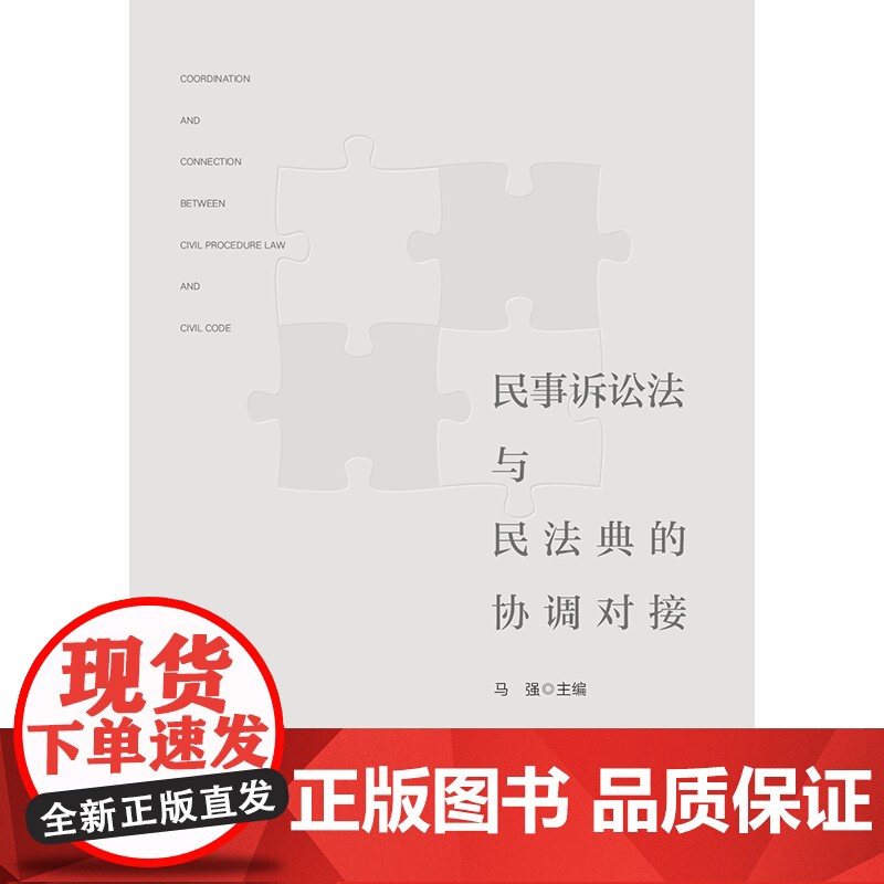 2023新书 民事诉讼法与民法典的协调对接 马强主编 法律出版社高清大图