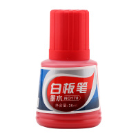 宝克(baoke) NO170白板笔墨水可擦白板笔大头笔补充液 黑蓝红色 36ml/瓶 红色单瓶36ml