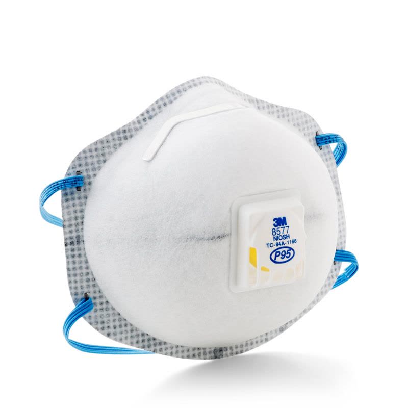 3M 8577防毒口罩活性炭异味装修甲醛油烟防尘雾霾pm2.5图片