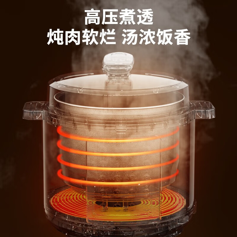 长虹 大容量高压锅多功能智能电压力锅 DYLG-5A01高清大图