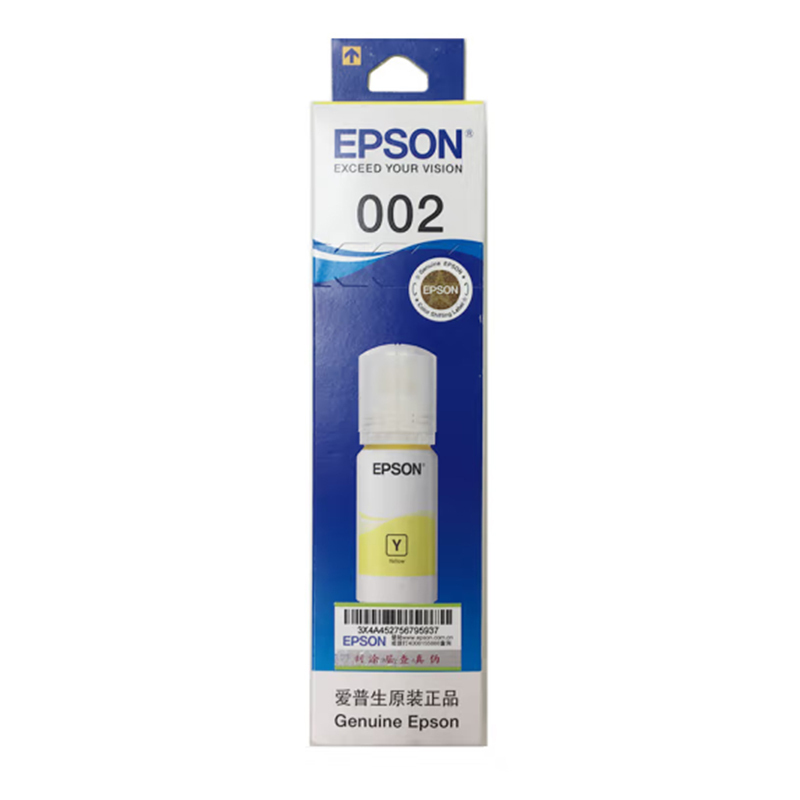 爱普生(EPSON) 002 黄色 70ml 墨水瓶(单位:瓶)