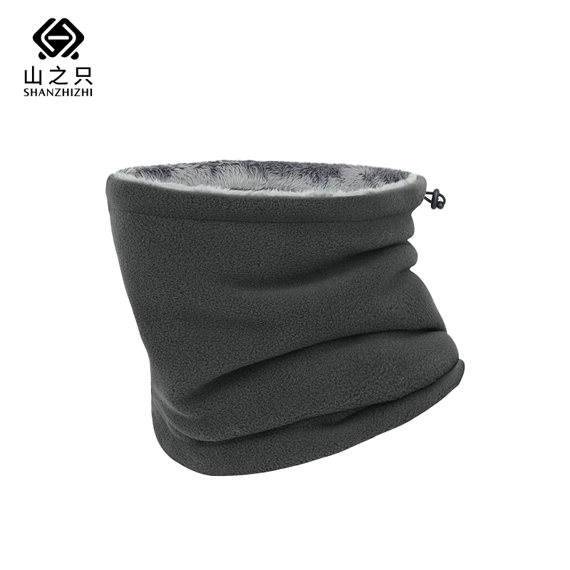 山之只 冬季防寒面罩脖套 黑色均码 个高清大图