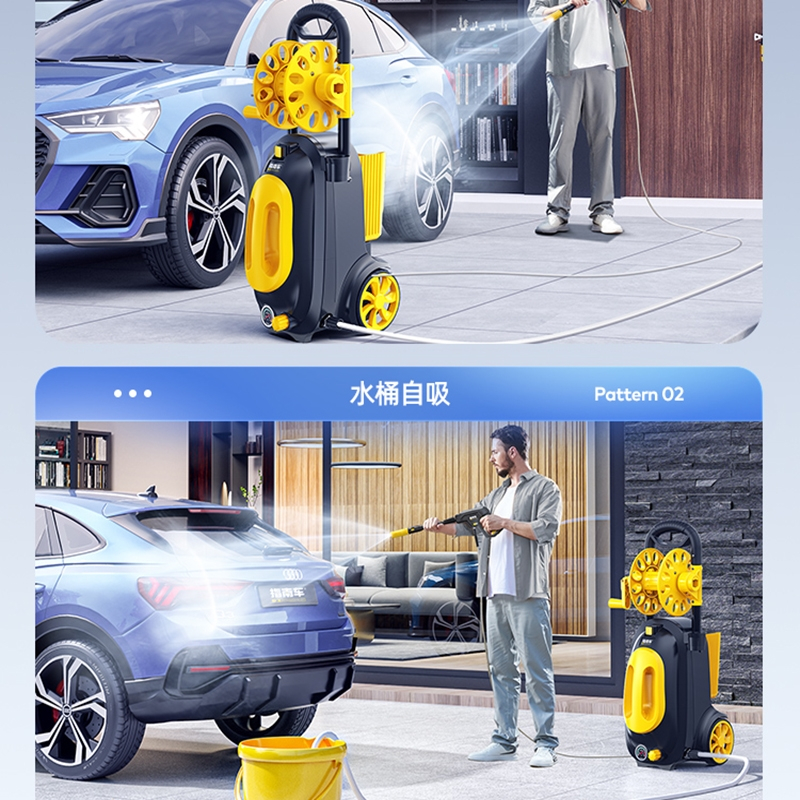 指南车zhinanche洗车器超高压家用220v便携式刷车水泵抢大功率清洗机
