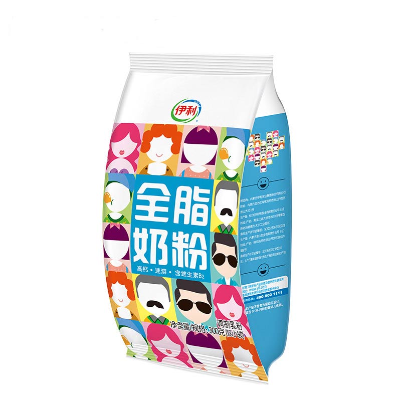 伊利全脂奶粉300g高清大图