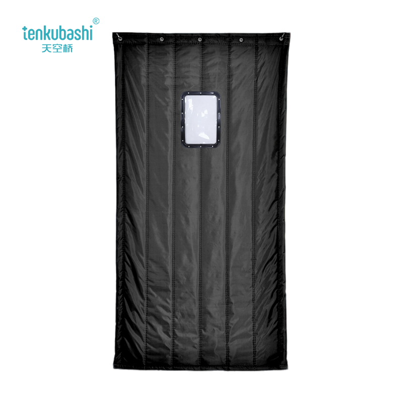 天空桥 棉门帘 MML-134纯黑色30*45cm四层棉 平方米高清大图