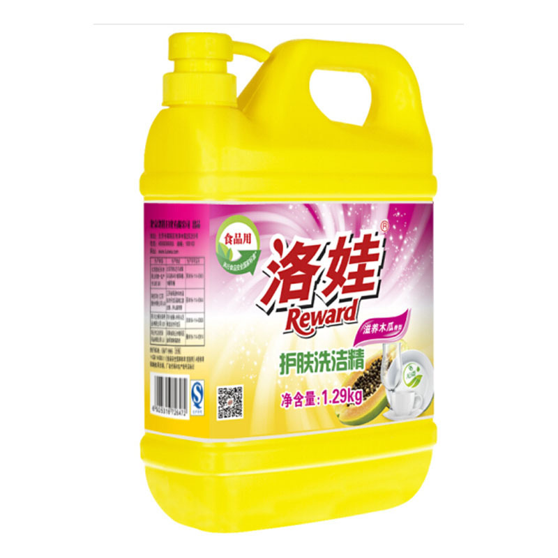 洛娃1.29kg护肤洗洁精-滋养木瓜(黄瓶) 1*10 单位:瓶