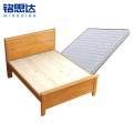 铭思达实木单人床1.35米含床垫套