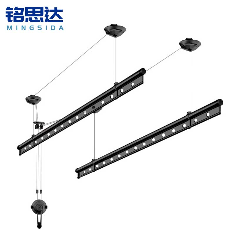 铭思达升降晾衣架 双杆2.4米个