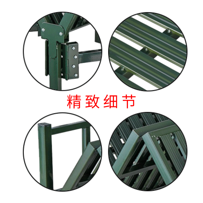 苏久顺六折行军床折叠床高清大图