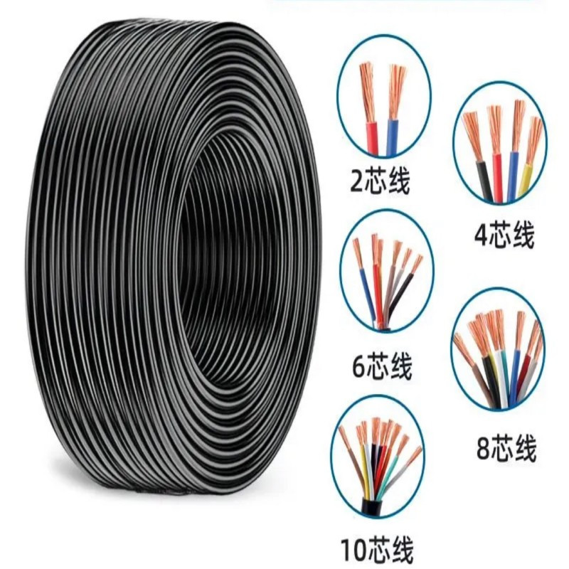 赛欧诺 铜芯护套线 ZR-RVV10x4平方 100米/卷高清大图