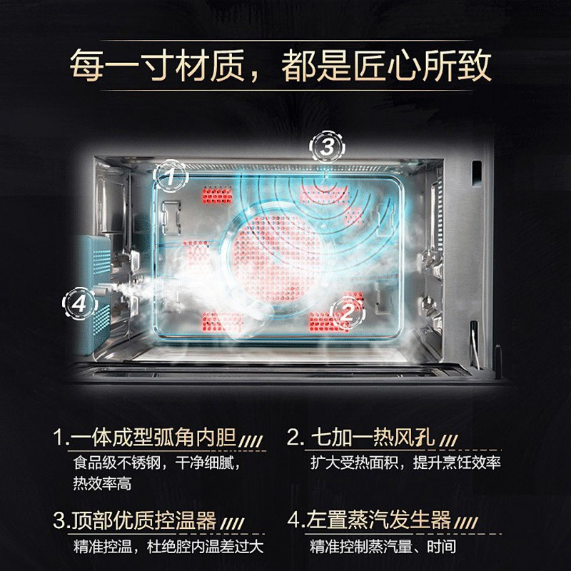格兰仕(Galanz)家用变频微波炉微蒸烤箱一体机G10Q28MSXLR-Q5C
