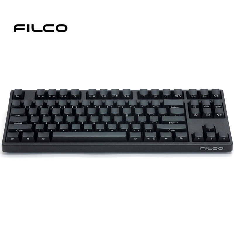 斐尔可(Filco) FKBC87MRL/EFB2(87双模忍者圣手二代)黑色红轴 蓝牙有线双模机械键盘