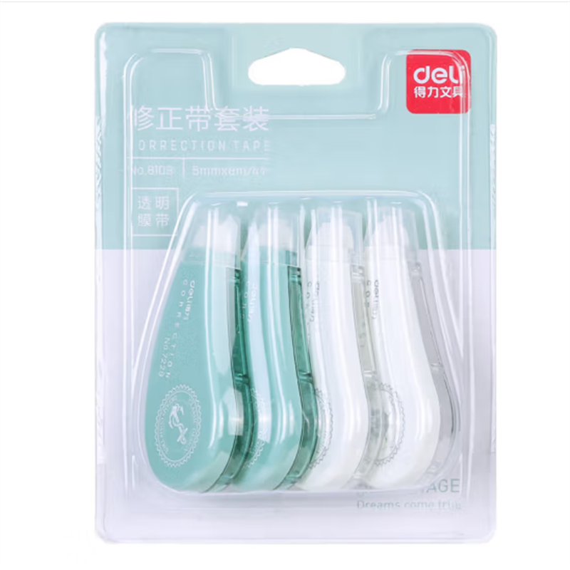 得力(deli)32m修正带涂改带改正带组合套装8109 4只/组 9组起售高清大图