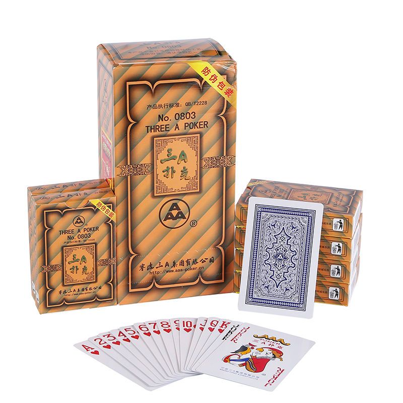 扑克3副10副三a扑克 纸 节日整箱特价新款|三a1126 5副