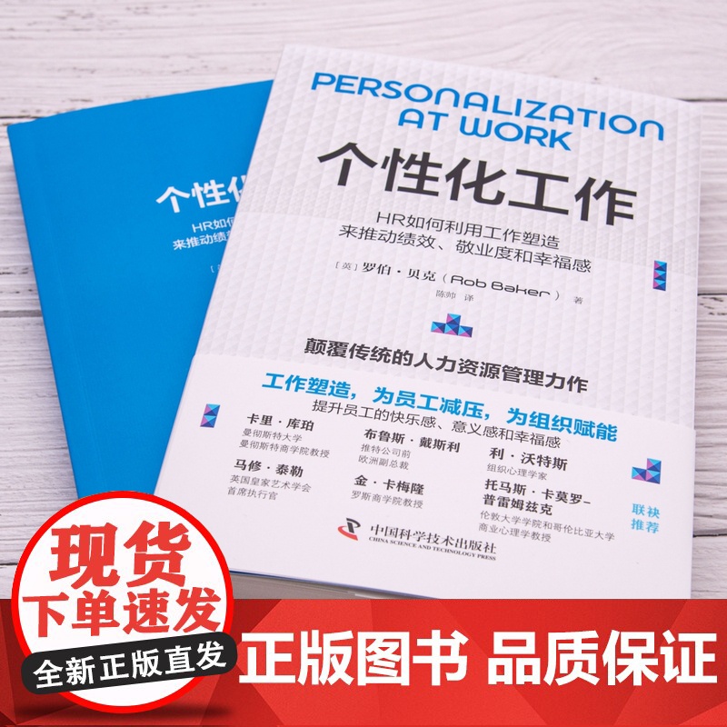 个性化工作:HR如何利用工作塑造来推动绩效、敬业度和幸福高清大图