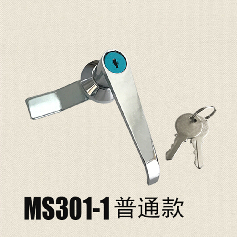 赛拓 铁皮柜锁把手锁 配电柜锁高清大图