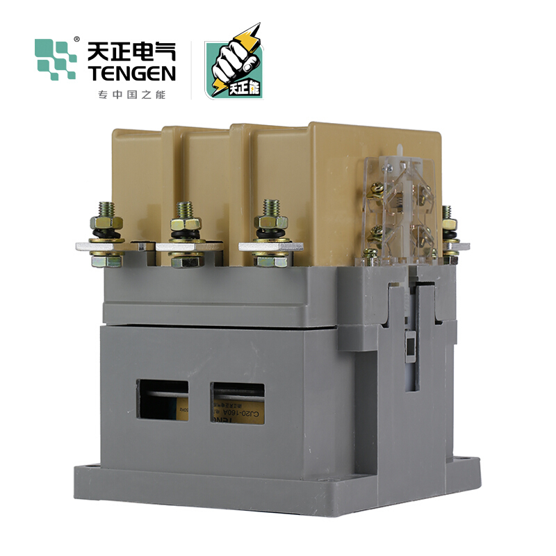 天正电气 CJ20-160A 220V 3NO 2NO+2NC 50Hz 3P 02010030017 交流接触器