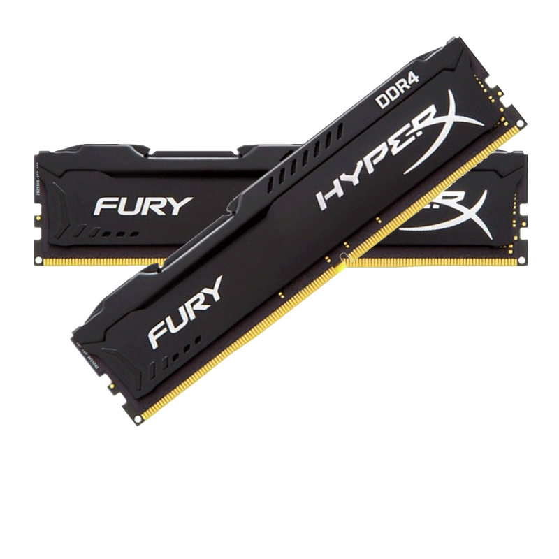 金士顿(Kingston)骇客神条 Fury系列 DDR4 2133 16GB(8GBx2)台式机内存条 黑色