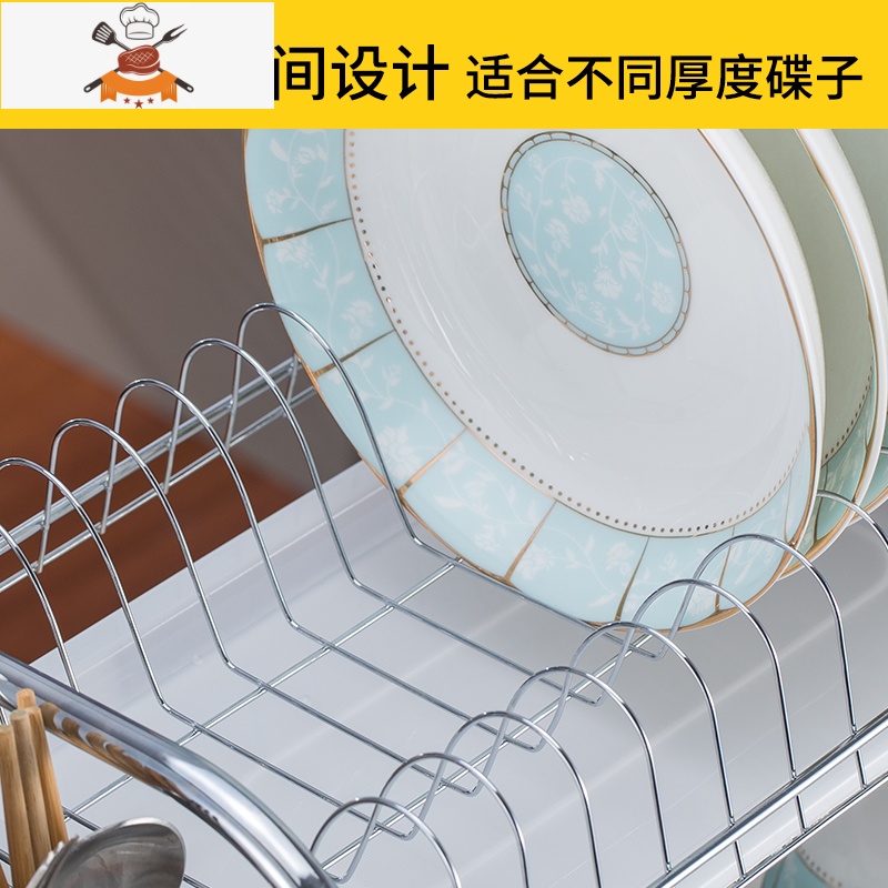 厨房置物架用品用具晾洗放沥水碗架碗柜碗碟碗筷盘刀收纳盒餐具架 敬平 绿盘挂杯高清大图
