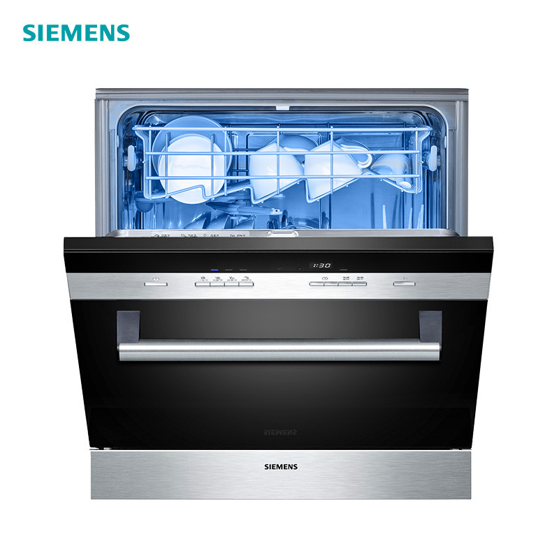 西门子(SIEMENS)洗碗机嵌入式全自动10套高温消毒 家用进口洗碗机SC74M620TI