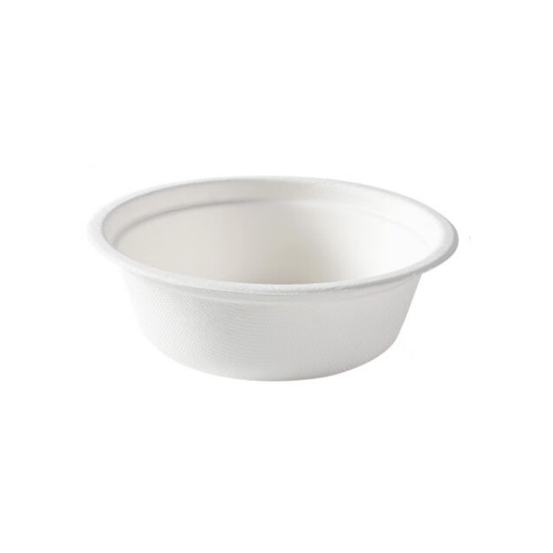 MAXCOOK美厨圆碗350ml*30个装一次性可降解甘蔗纸浆MCPJ7541