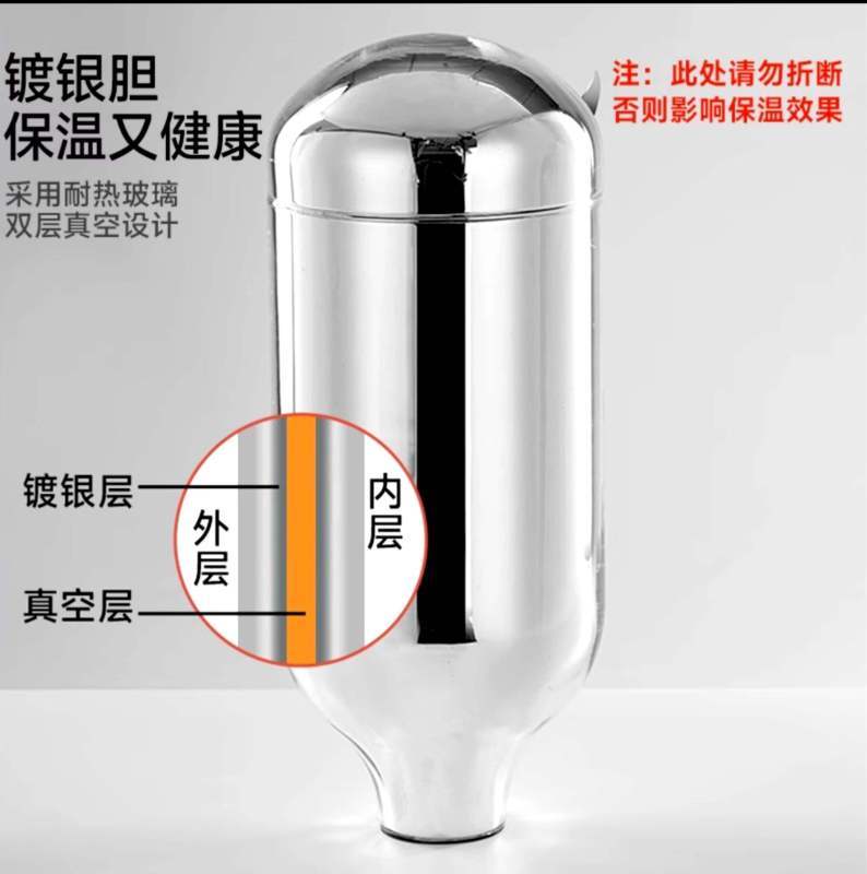 哲俏 3.2 升豪华不锈钢暖瓶高清大图