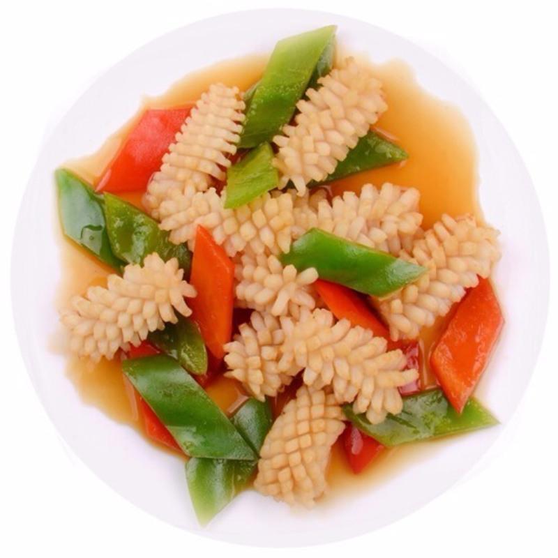 赛卡伊新鲜鱿鱼花5斤装目鱼花海鲜鱿鱼冷冻鱿鱼卷去皮鱿鱼丝一斤