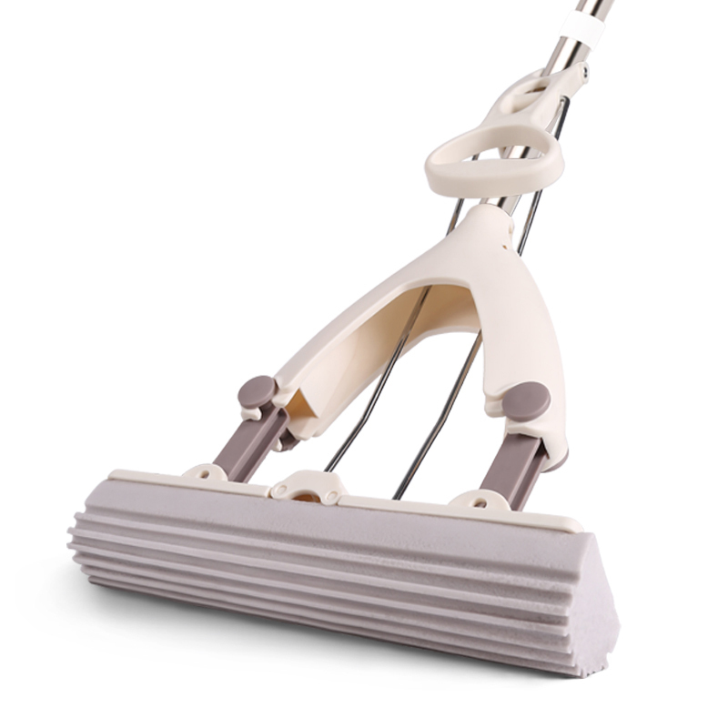 拓朴topoto大卫吸水海绵拖把对折式挤水可伸缩家用拖布胶棉免手洗拓扑