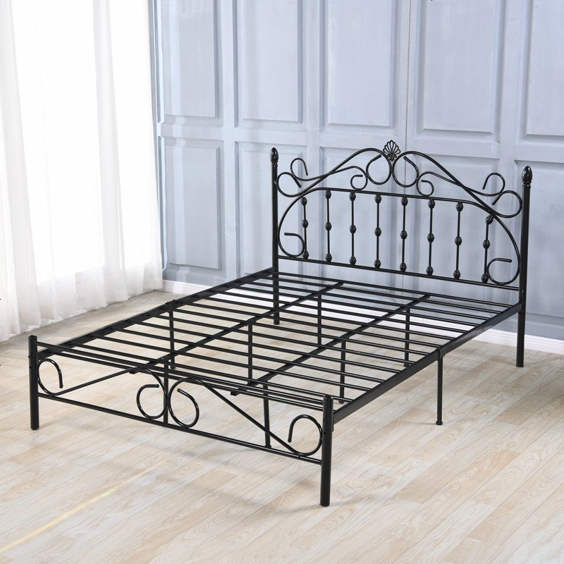 铁艺床北欧式铁架公主床18双人15成人12单人简约现代铁床