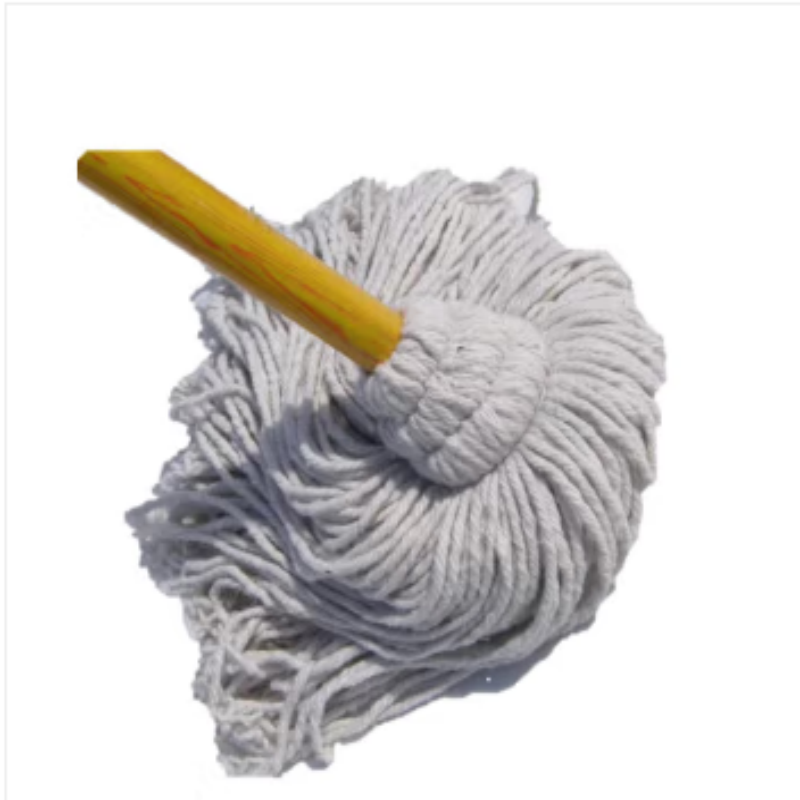 高杨茂诺 木杆圆头棉线拖把 白棉线圆头 把高清大图