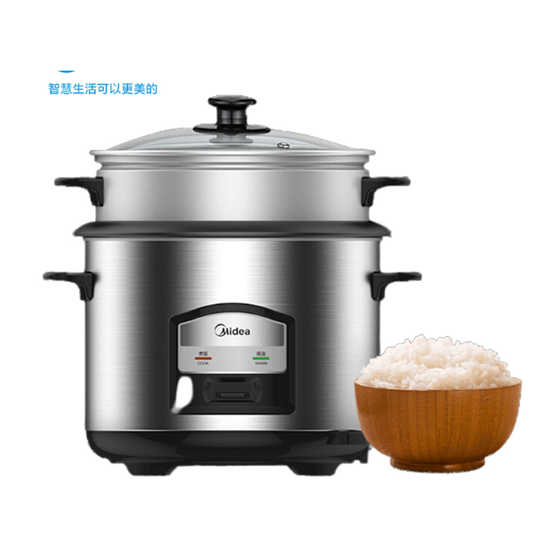 美的(Midea)AFG6570电饭煲电饭锅 6L大容量智能预约气动涡轮防溢锅金属机身家用电饭煲 MG-AFG6570