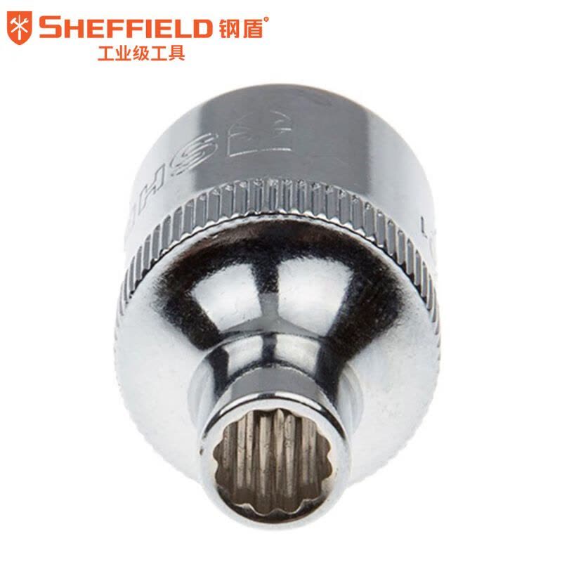 SHEFFIELD/钢盾 12.5mm系列英制12角套筒 S012204 7/16“ 1只图片