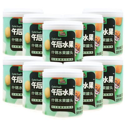 三只松鼠什锦罐头混合水果解馋即食什锦水果罐头200g*10罐