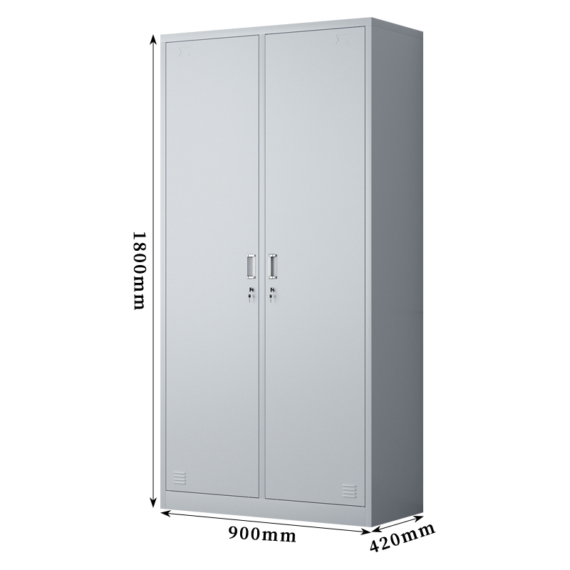 中豫鑫泽ZYXZ4071949铁皮更衣柜储物柜寄存包柜鞋柜 2门更衣柜 (加厚款)高清大图
