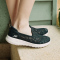 Skechers斯凯奇女鞋新款一脚蹬休闲鞋轻质蕾丝健步鞋896020-BKW ZP