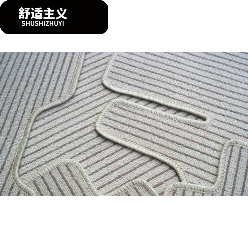 标志307 308 206 207 CC 408 508 607专用亚麻汽车脚垫