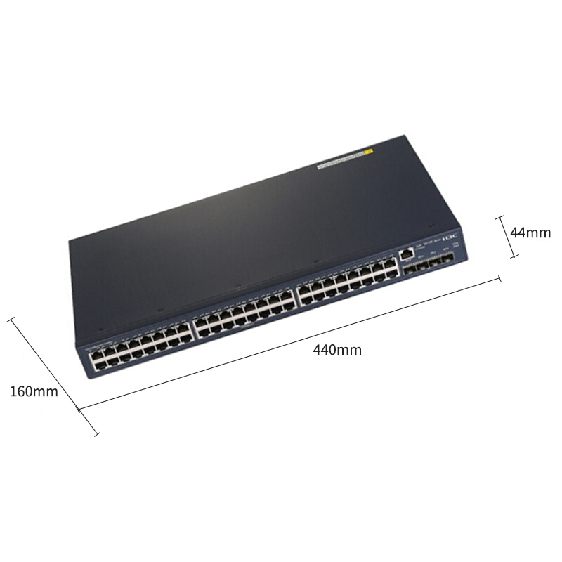华三(H3C) LS-5130S-52S-SI 48口千兆三层网管企业级网络交换机 万兆上行绿色节能