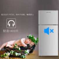 奥克斯（AUX）66升 家用小型双门冰箱 冷藏冷冻保鲜速冻 租房宿舍出租用 直冷 迷你小型 BCD-66A138L