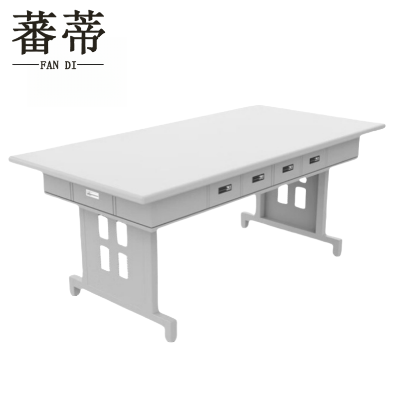 蕃蒂 办公桌2.4米台