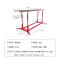 龙盾燕尾式双杠 户外引体向上锻炼设备体能健身训练器材红色