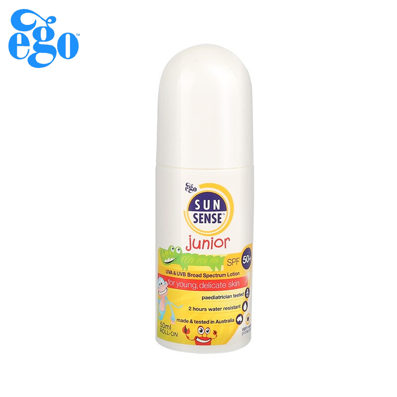 Ego QV Sunsense意高儿童户外防晒乳滚珠宝宝婴儿防晒霜游泳防水防晒霜SPF50儿童遮阳防晒滚珠50ml
