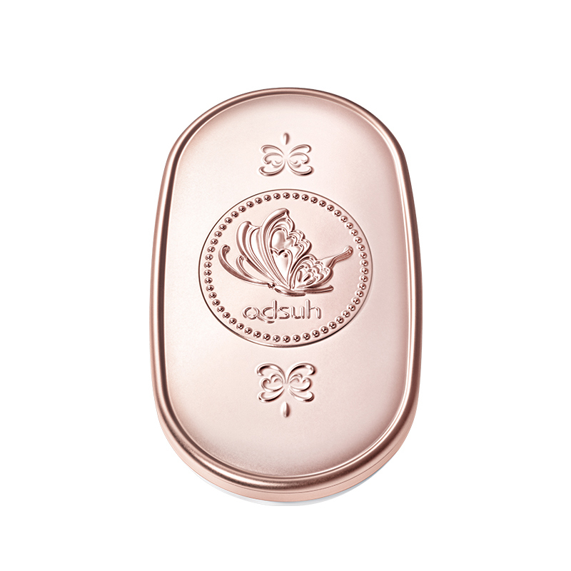 巧迪尚惠(Qdsuh) 蝶恋珍亮粉饼#3自然色干湿两用 细腻 遮瑕提亮 控油 持久防水定妆10g