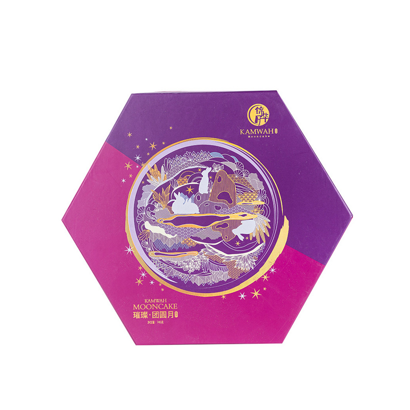 锦华璀璨团圆月月饼礼盒745g(114)