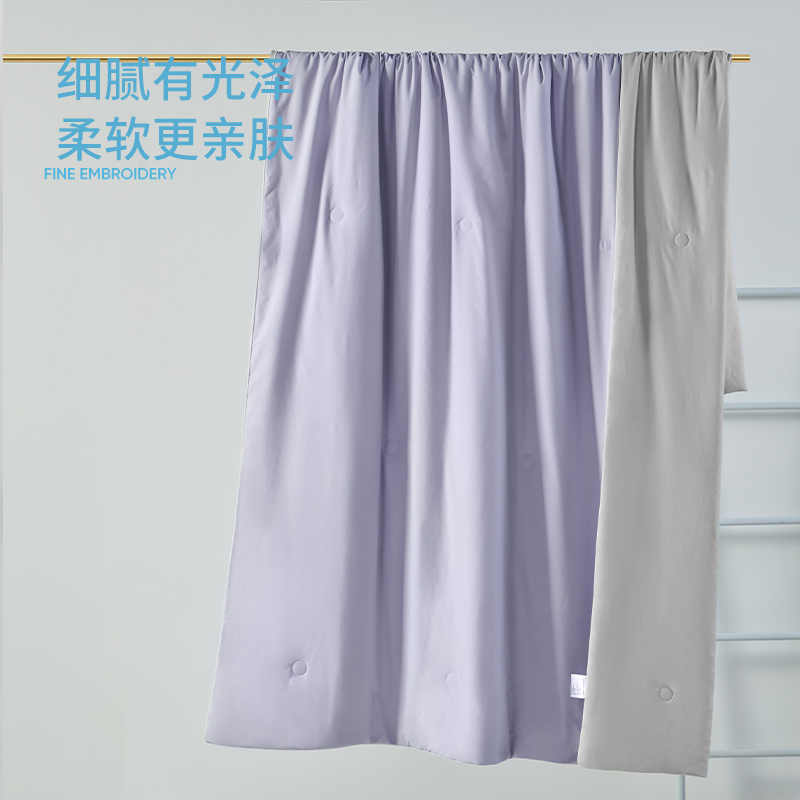 洁玉(Jeyu) J4723 缤纷假日水洗夏被-紫 150cm*215cm高清大图