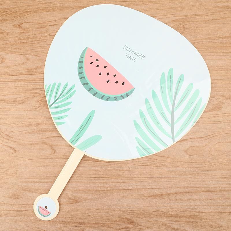 pp蒲扇圆形大号手拿扇扑扇闪电客清凉扇手摇扇子夏季可爱卡通长柄扇浅