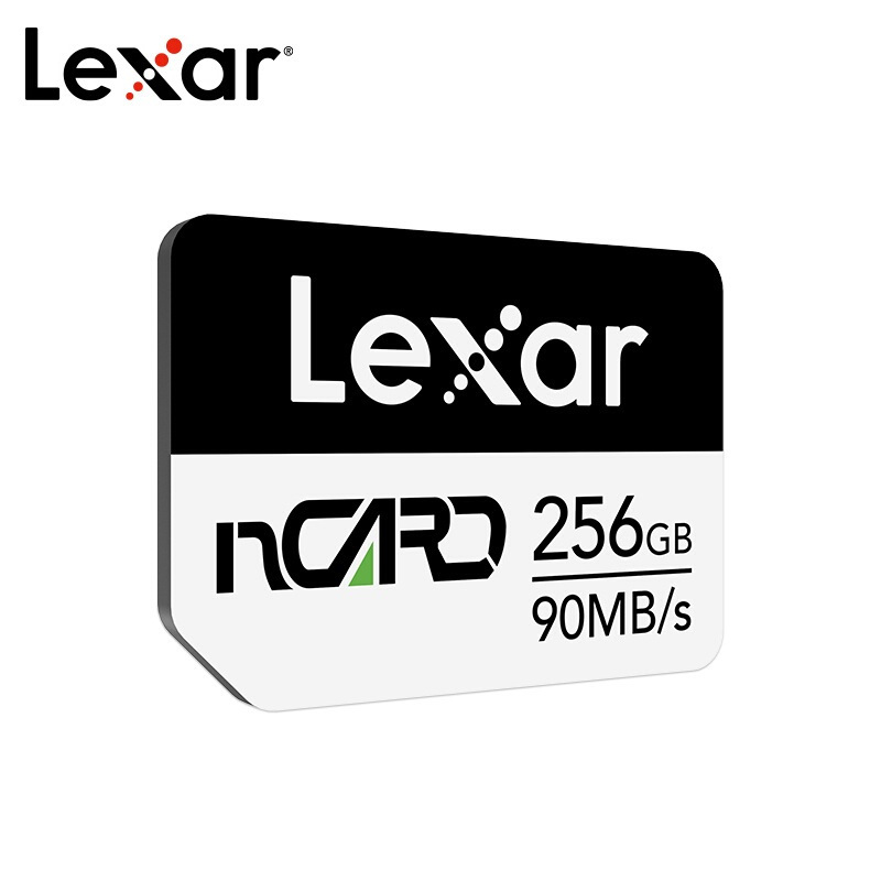 雷克沙(Lexar)256G nCARD (NM存储卡) 华为授权 华为手机nm存储卡 华为手机nm储存卡 NM内存卡