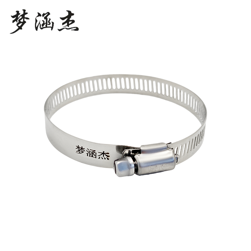 梦涵杰 一字美式喉箍不锈钢卡箍 0-100mm 50/包高清大图