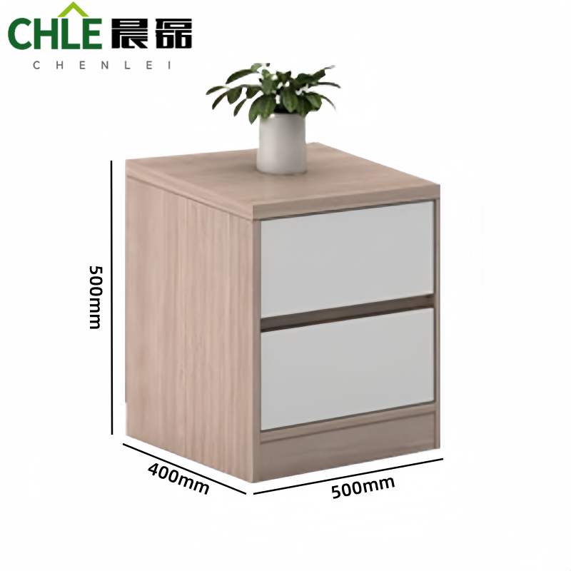 晨磊 床头柜(含背板)500mm套高清大图